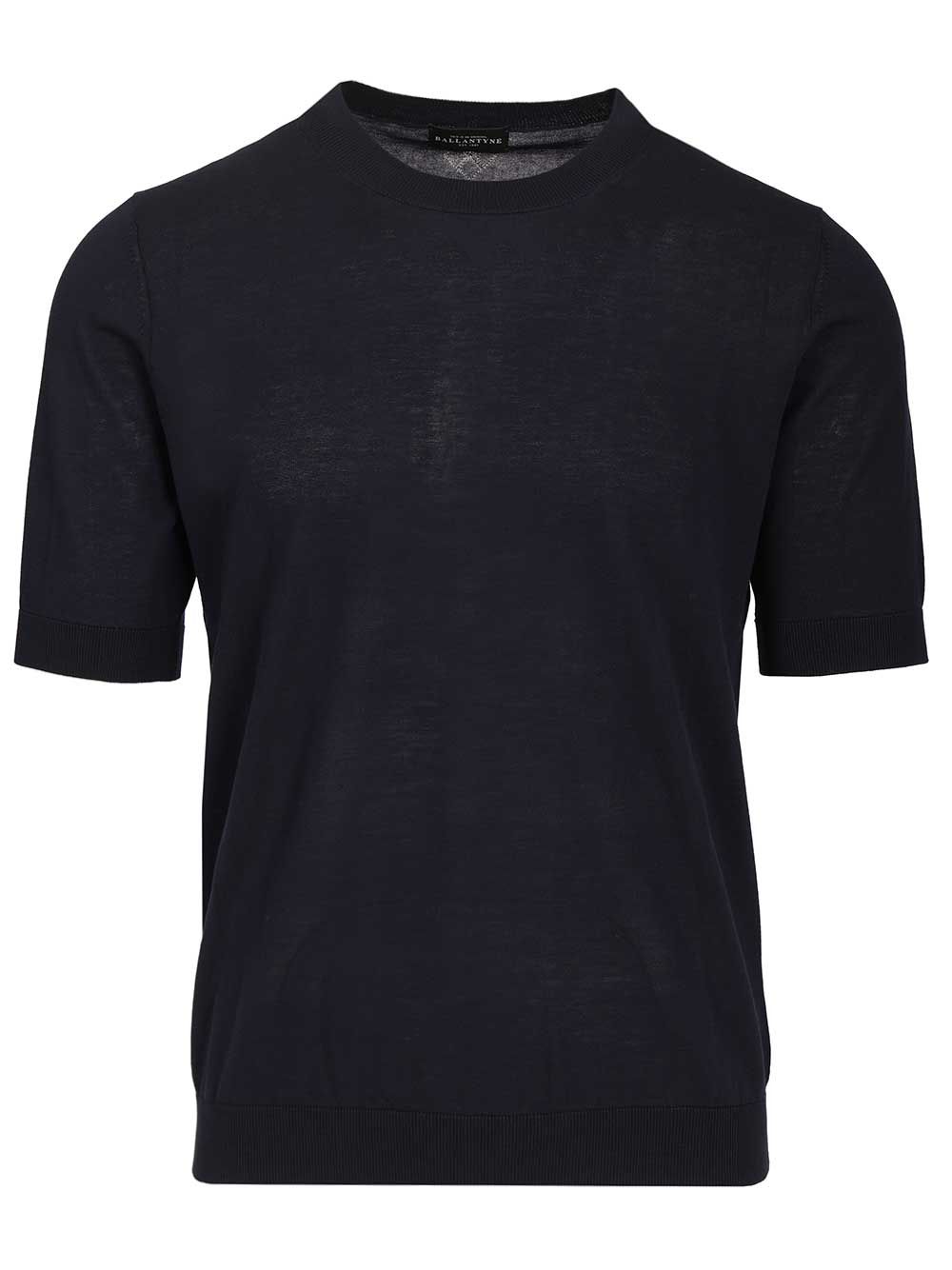 Ballantyne Slim Fit T-Shirt Knitwear - Blu | d9bc4ff76c9fe966a203ad232c7afb11cae9d34c