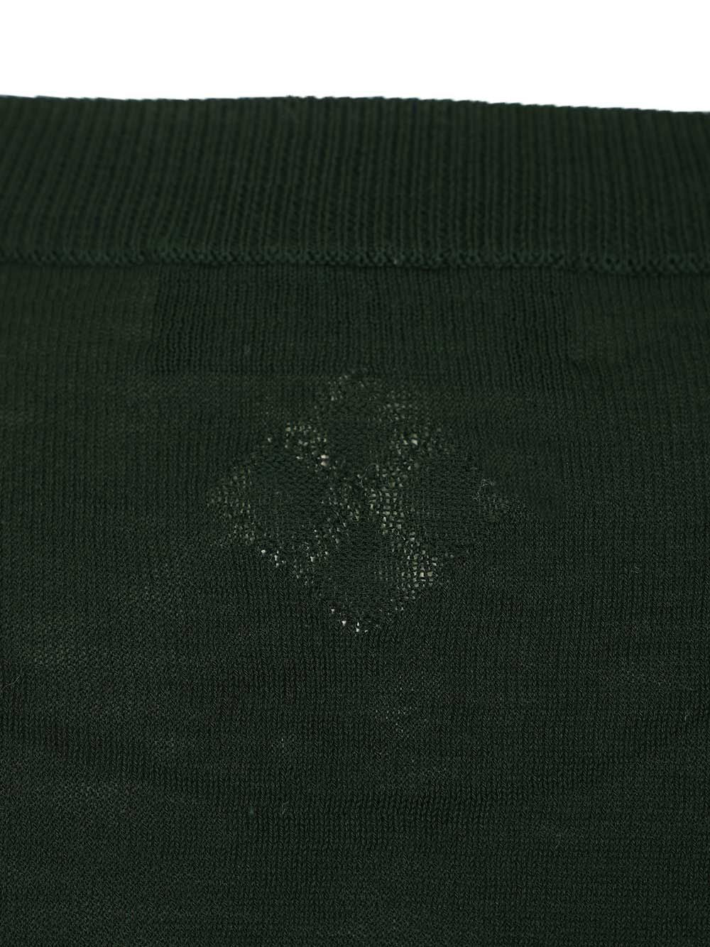 Ballantyne Slim Fit T-Shirt Knitwear - Verde | 99b1ff21859291abd5721732b007bccfc0ab2ab4