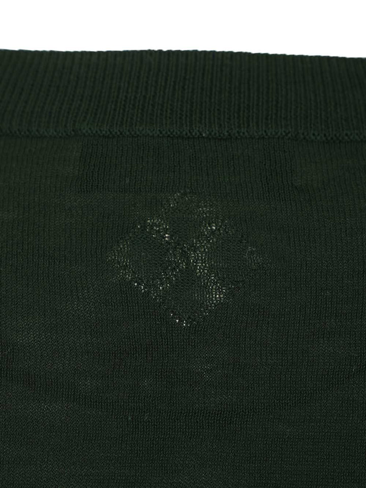 Ballantyne Slim Fit T-Shirt Knitwear - Verde | 99b1ff21859291abd5721732b007bccfc0ab2ab4