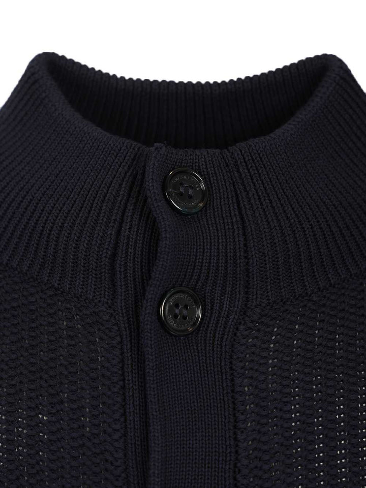 Ballantyne Valstarino Jacket Knitwear - Blu | 55a906c278913d5f137e8d6ed9eddd1470f5e67e