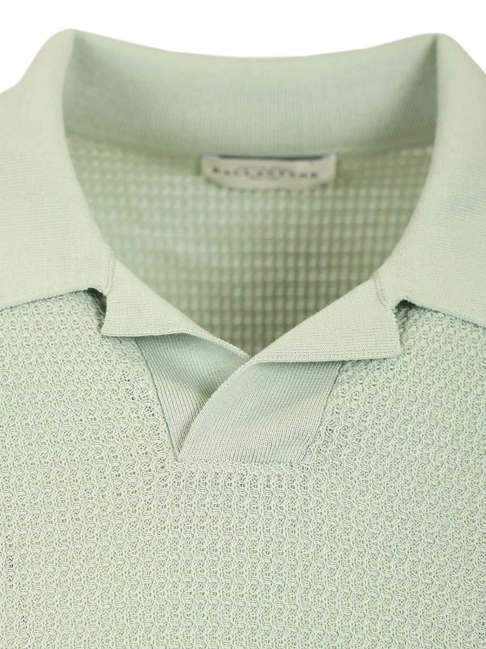 Ballantyne Waffle Polo shirt - Verde | 08e651721eaad38695030b3d67fe3bf02df1954d