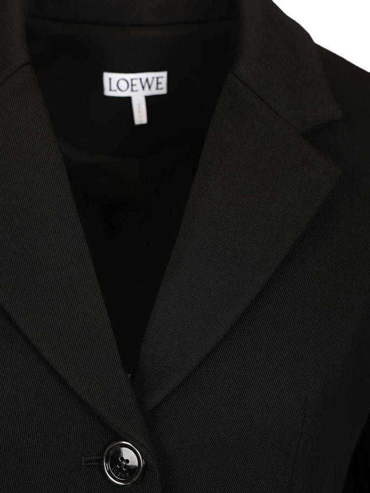 Loewe Wool Twill Jacket Giacche - Nero | 5c7e9a9d165f1dabf9798a0a3e7640310f1cfcc6