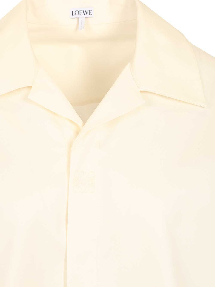 Loewe Short-Sleeved Shirt Shirts - Bianco | 0c2e1d279b76e8d80af22be07ec7119ce688360a