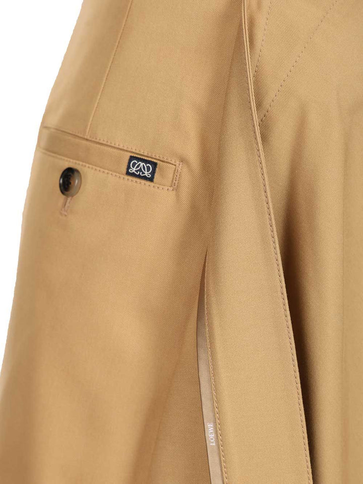 Loewe Cotton And Silk Skirt Gonne - Beige | 5eb7de80102b04f57ae4c6ffdfc6c17c93285e7d