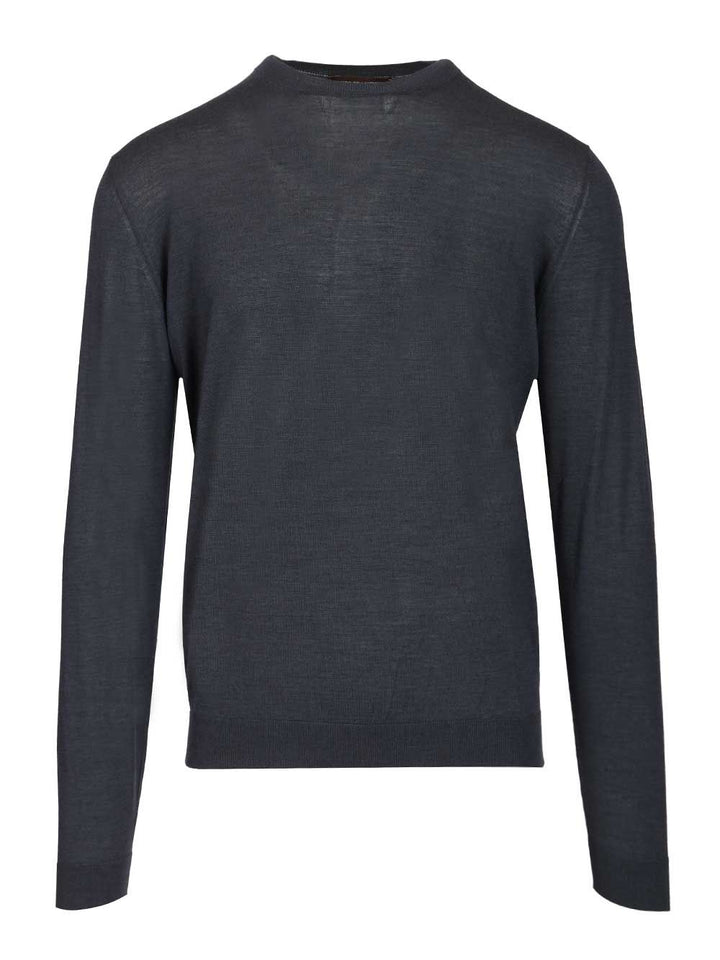 Filippo De Laurentiis 180s Wool Sweater Knitwear - Light blue | 9216e75477d5281bff53811e09614f78a1e5018b