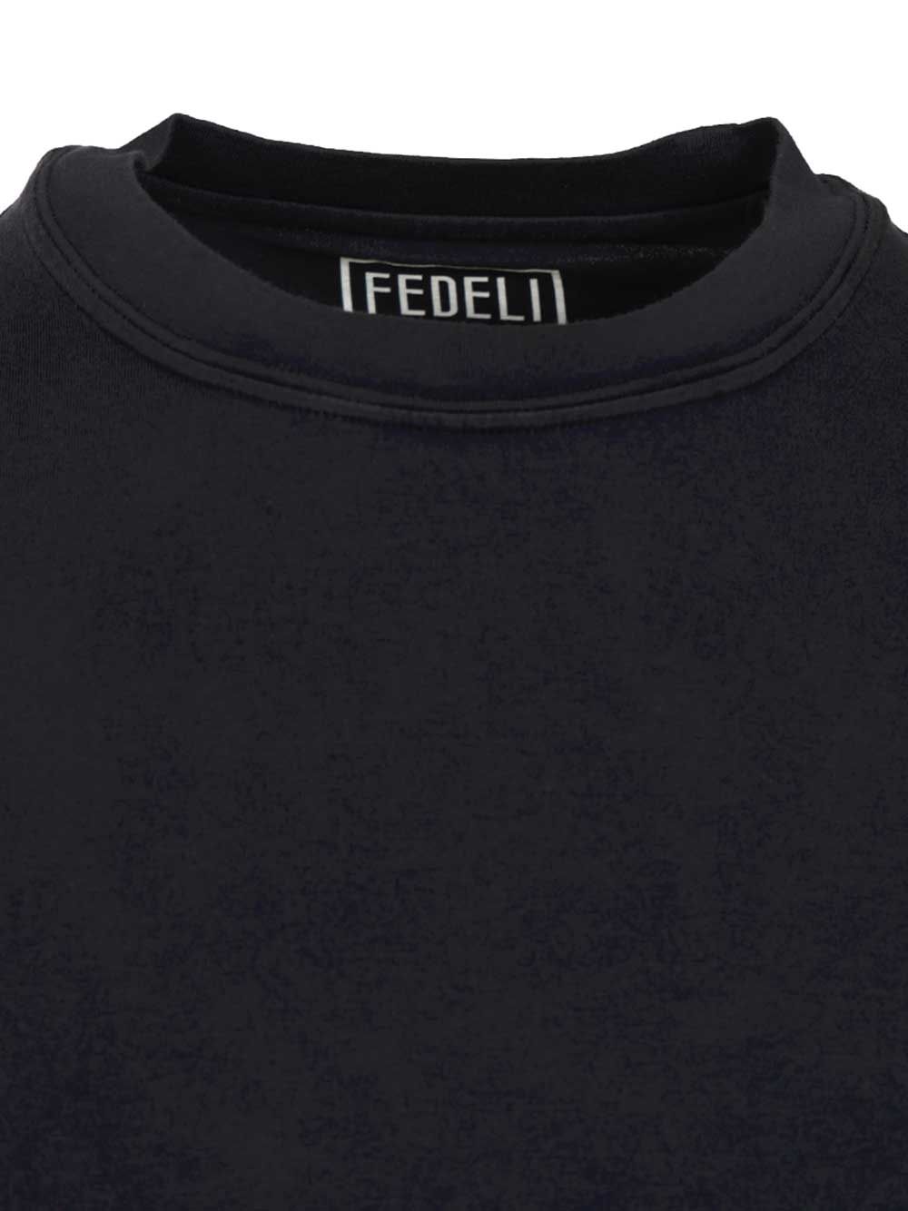 Fedeli Stretch T-Shirt - Blu | 5cafc9cbbb1489d9f14f56e7d68f0976e4cb698d