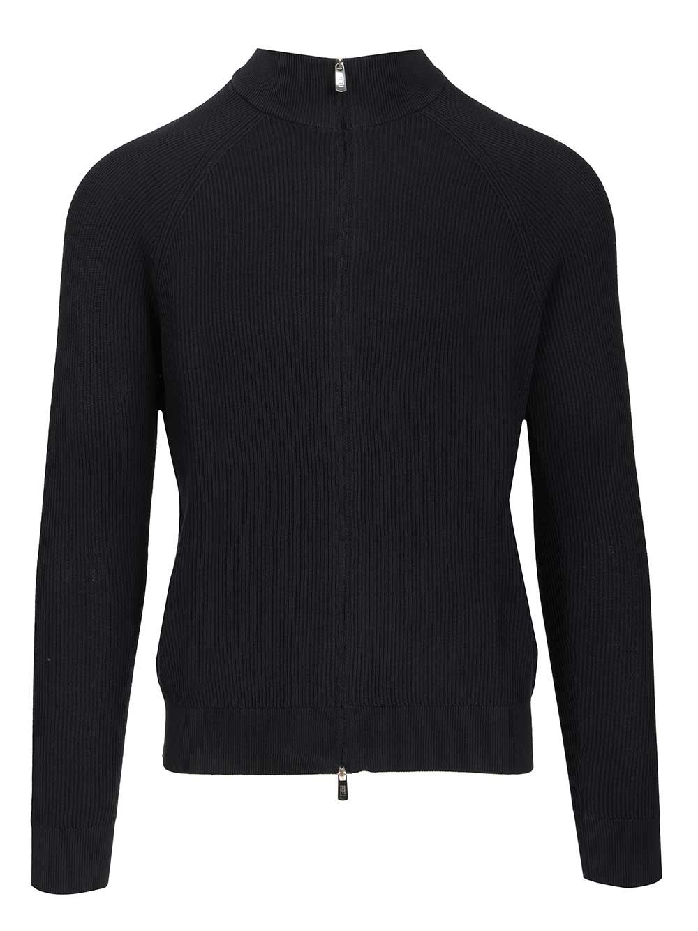 Fedeli Cotton Cardigan Knitwear - Blu | b893e55fccf00995fc7079c3b239be213e14eb73