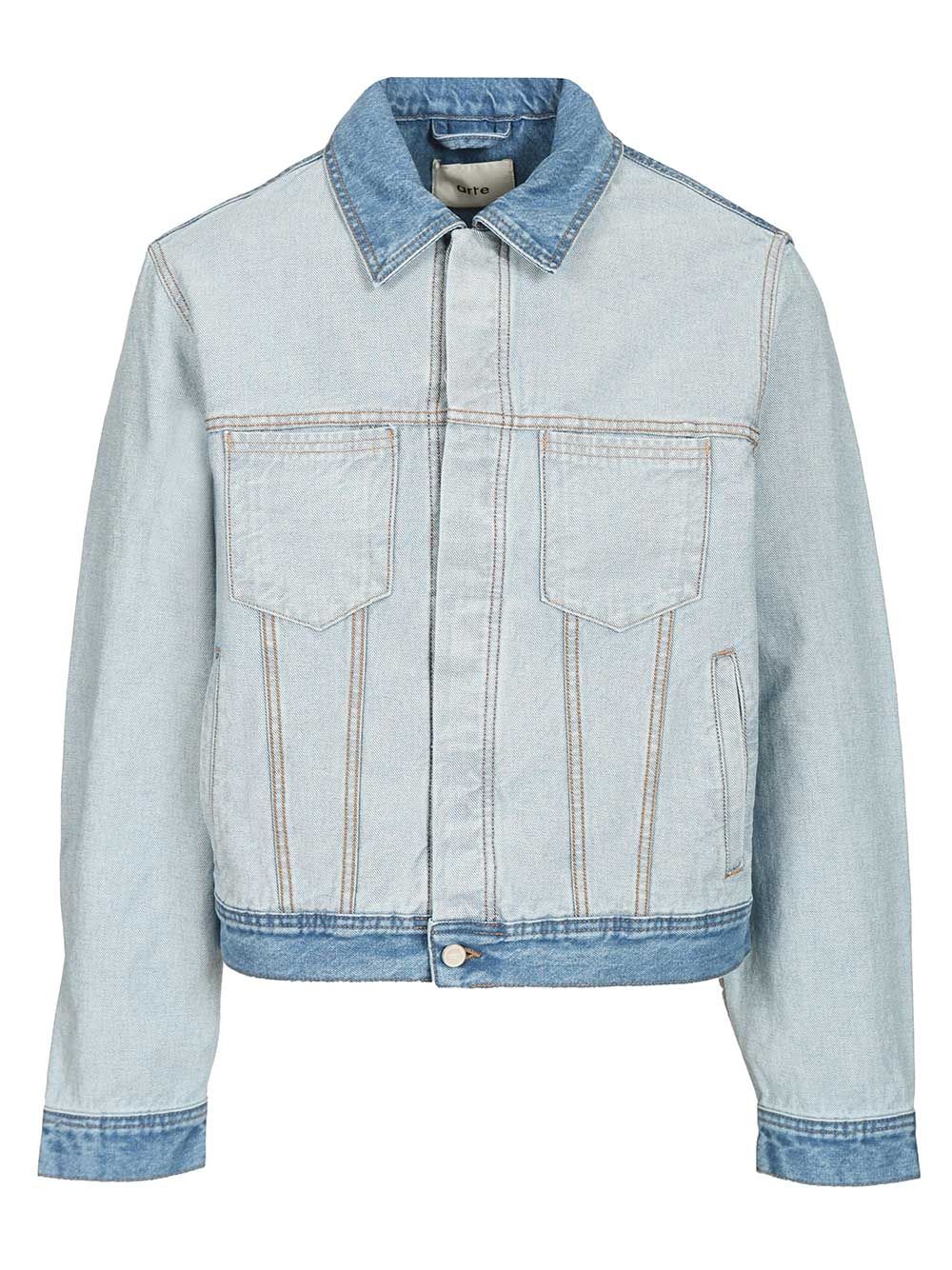 Arte Denim Jacket Giacche - Light blue | fbe177d6f0385fc6d65a62b26eed31328b9db776