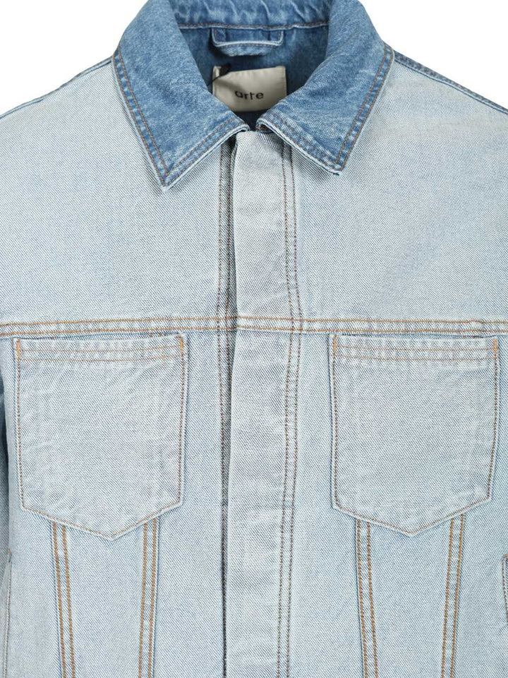 Arte Denim Jacket Giacche - Light blue | 77e4ab22d7b661a95037a3869917881e133a6a68