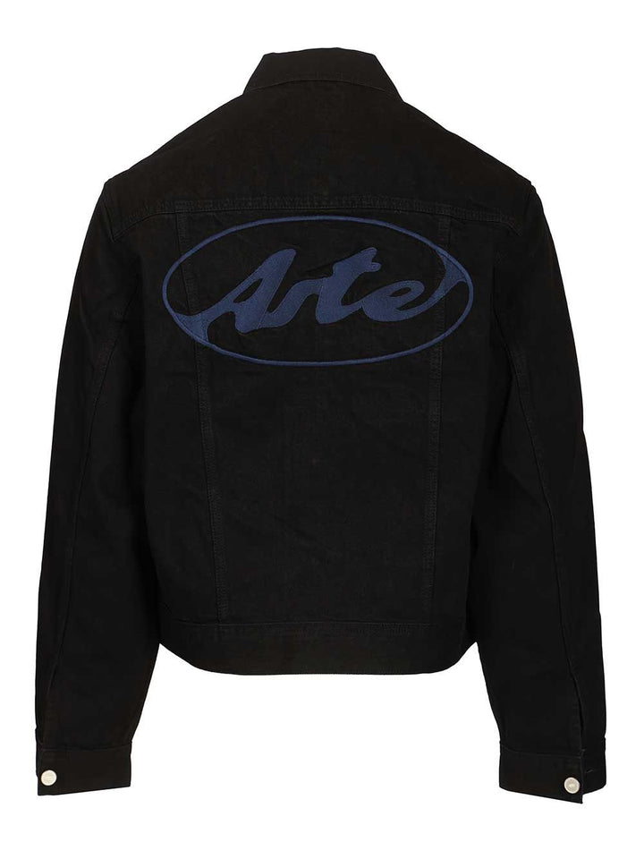 Arte Circle Logo Jeans Jacket Giacche - Nero | 54d0cefdd7e8dcdbcd1e930dd9392d96622dce4c