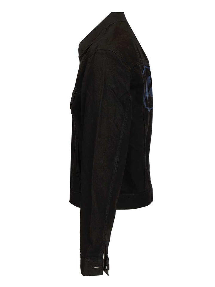Arte Circle Logo Jeans Jacket Giacche - Nero | cee6c64a76beead308e362bba42d030cd24dcd51