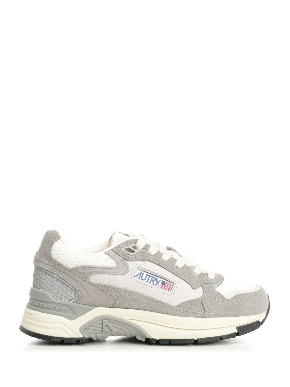 Autry  Hyperway Sneaker In Mesh And Suede Sneakers - Grey | 2161885ef57f5daadae16497220a48fc353c6366