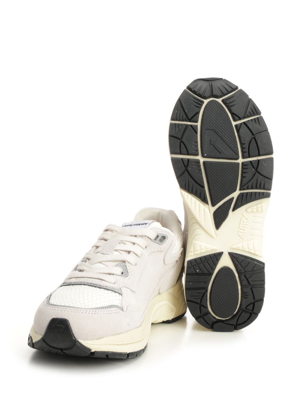 Autry  Hyperway Sneaker In Mesh And Suede Sneakers - Bianco | ab5988726f1cd532795bb4913aceb3d49d544509