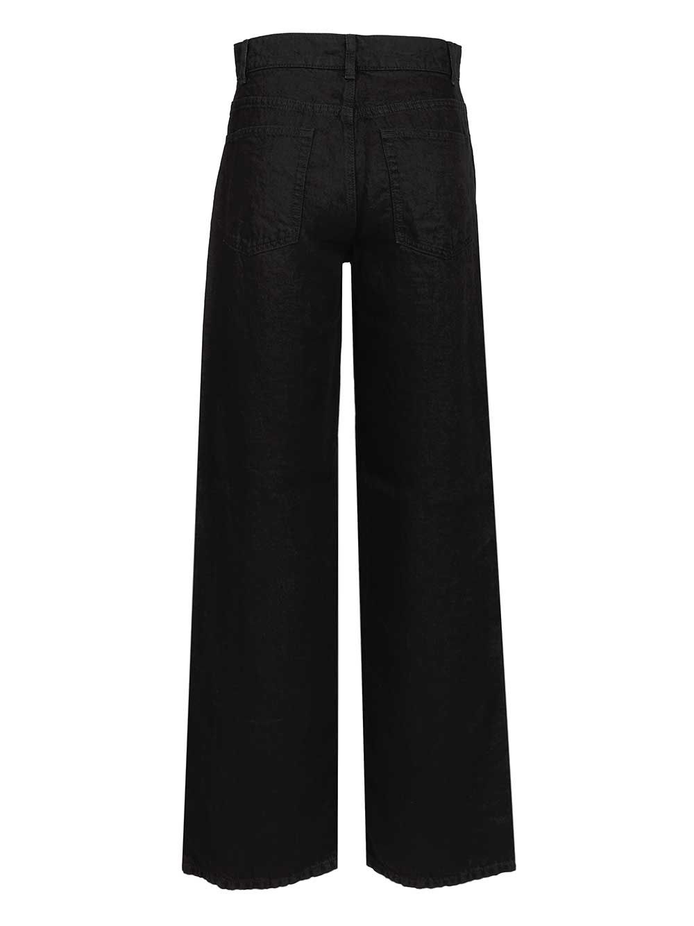 The Row Eglitta Cotton Jeans - Nero | cca3b24b2ded32b10a6a69aab7621e7343222cb8