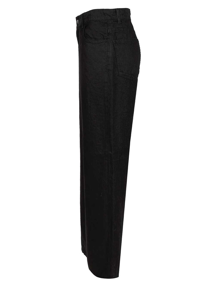 The Row Eglitta Cotton Jeans - Nero | 4e365bd461bfd70e5f8893f52ebe0b7f44665c15