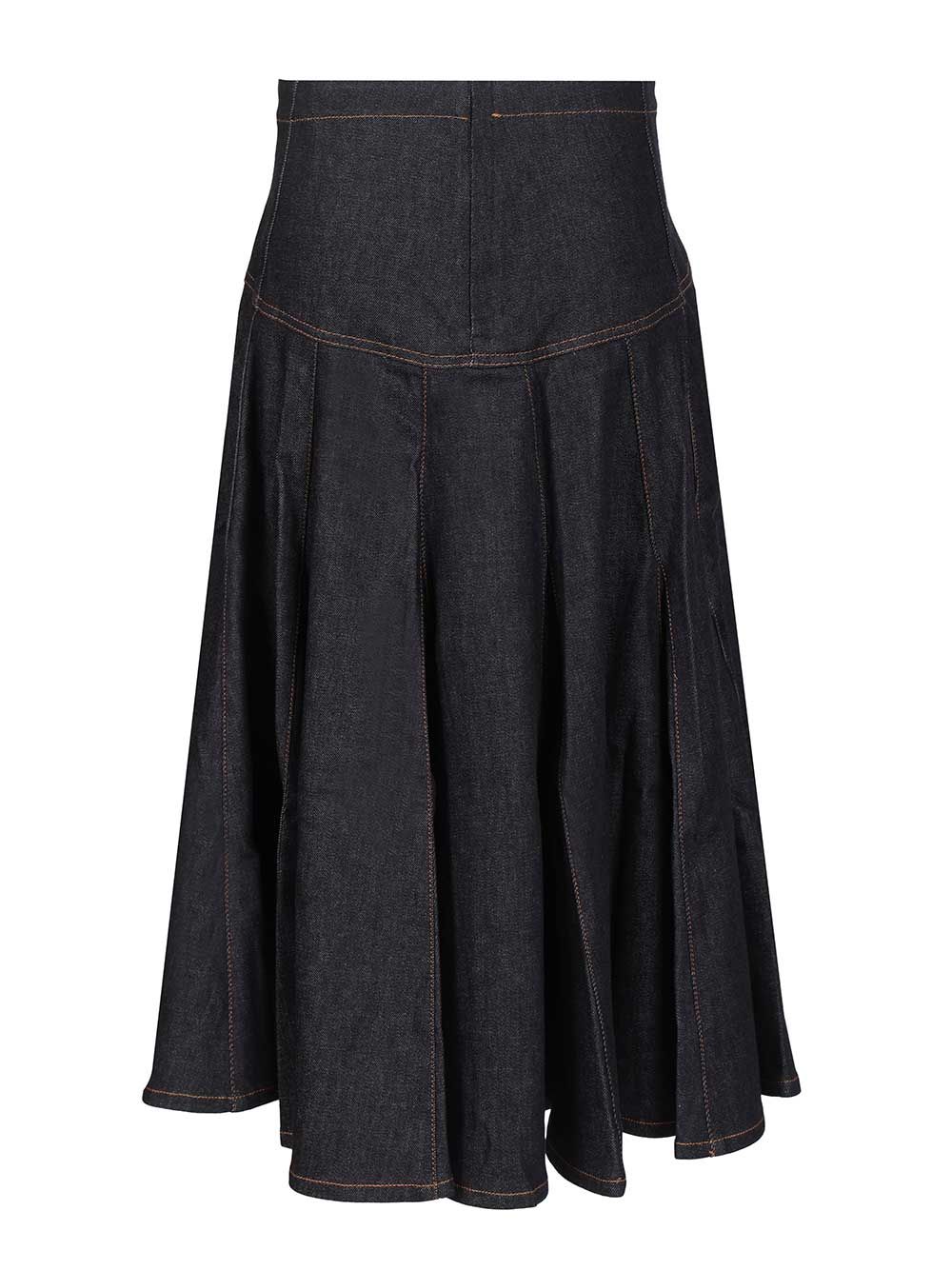 Jacquemus Lavoir De-Nîmes Denim Skirt Gonne - Blu | 18ca58277d0417d4c33b99e1f9b4e8ab048a1567