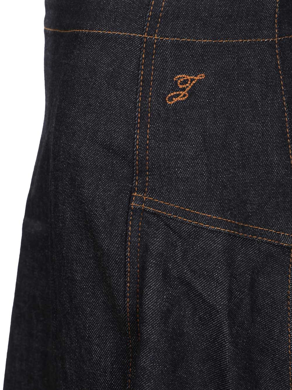 Jacquemus Lavoir De-Nîmes Denim Skirt Gonne - Blu | fa0d85f5d5996a4632c565b5d43b8807c028b638