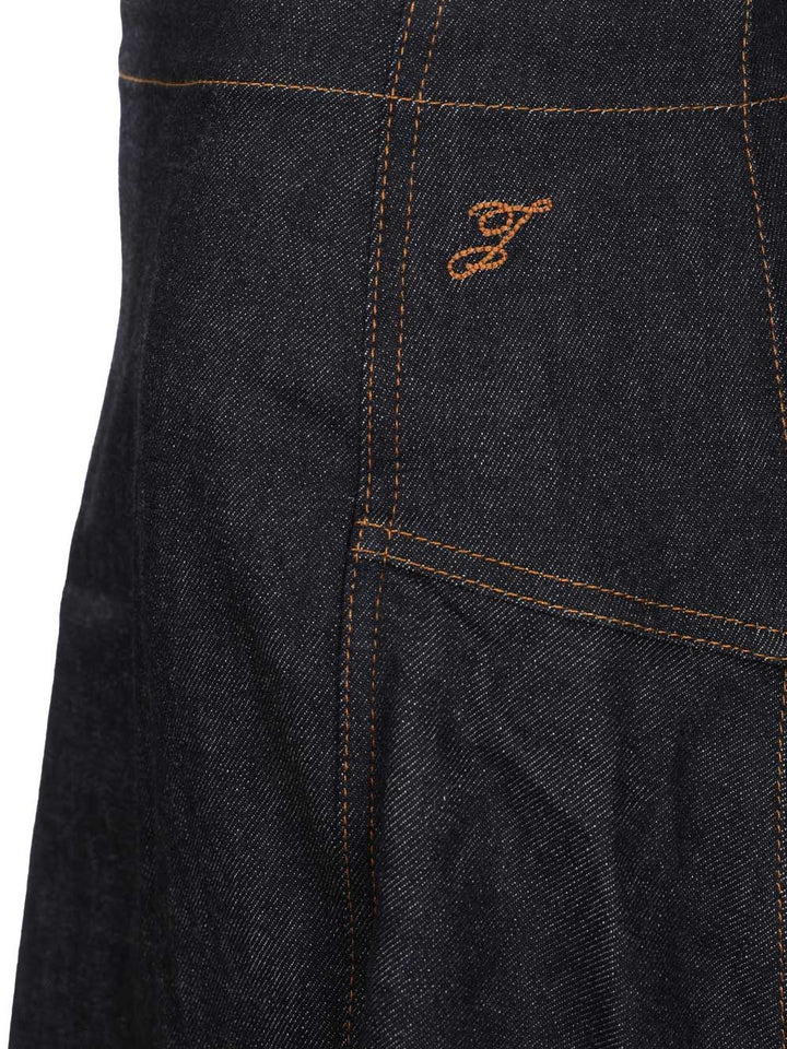 Jacquemus Lavoir De-Nîmes Denim Skirt Gonne - Blu | fa0d85f5d5996a4632c565b5d43b8807c028b638