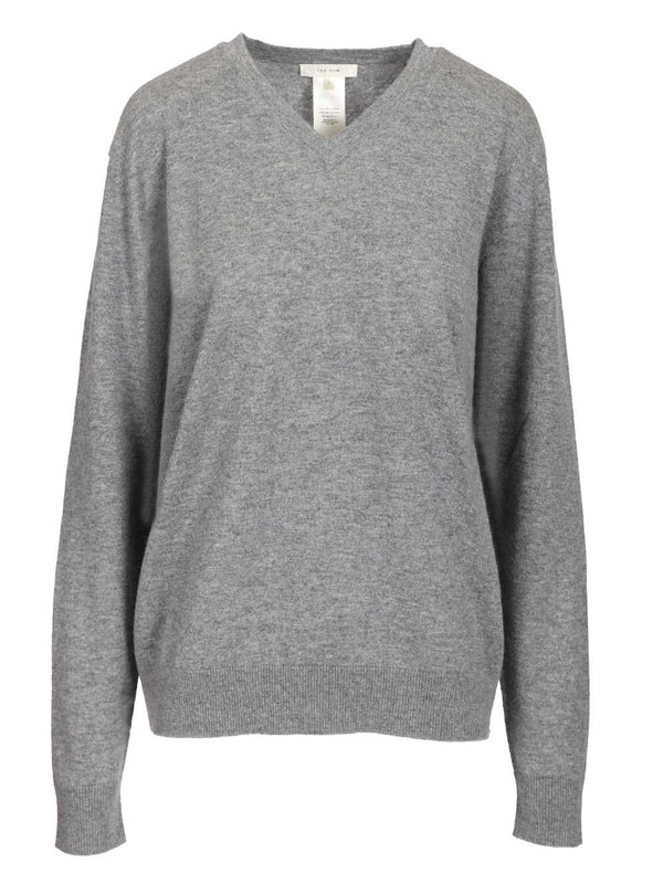 Maglione Nina in Cashmere Maglieria Grigio