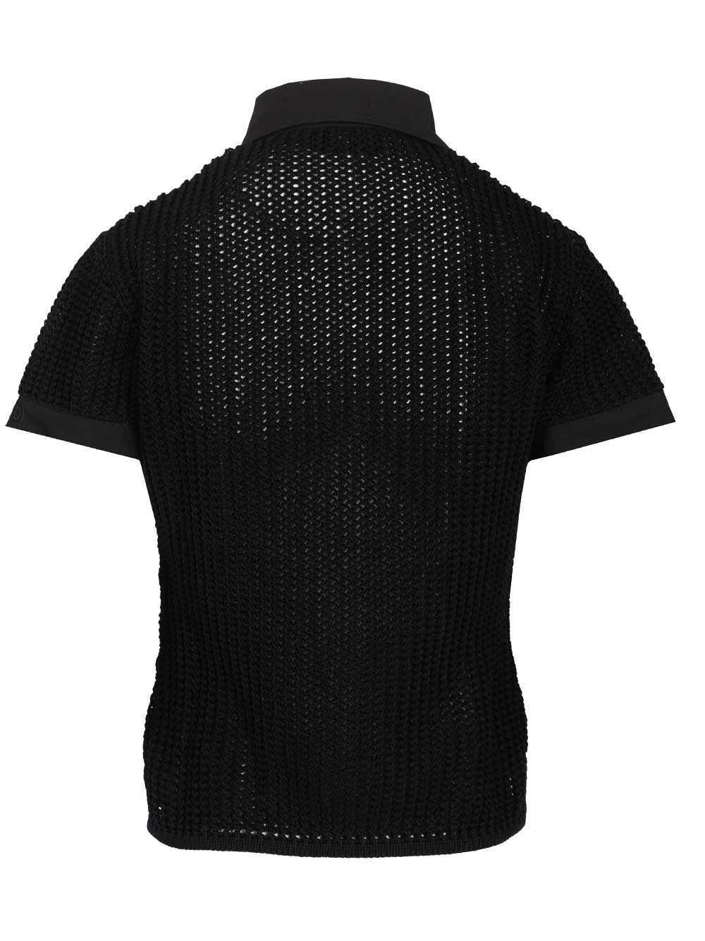 Fendi Mesh Shirt Polo shirt - Nero | 424a8c93343d669ec8d8eabff017559eb74729cf