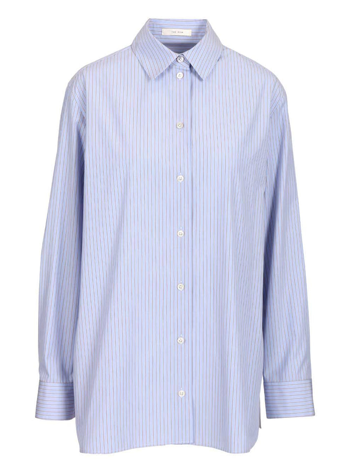 The Row Sisilia Cotton Shirt Shirts - Light blue | dc6fa1654f2955ff668a7c5461eb79325232f9b5