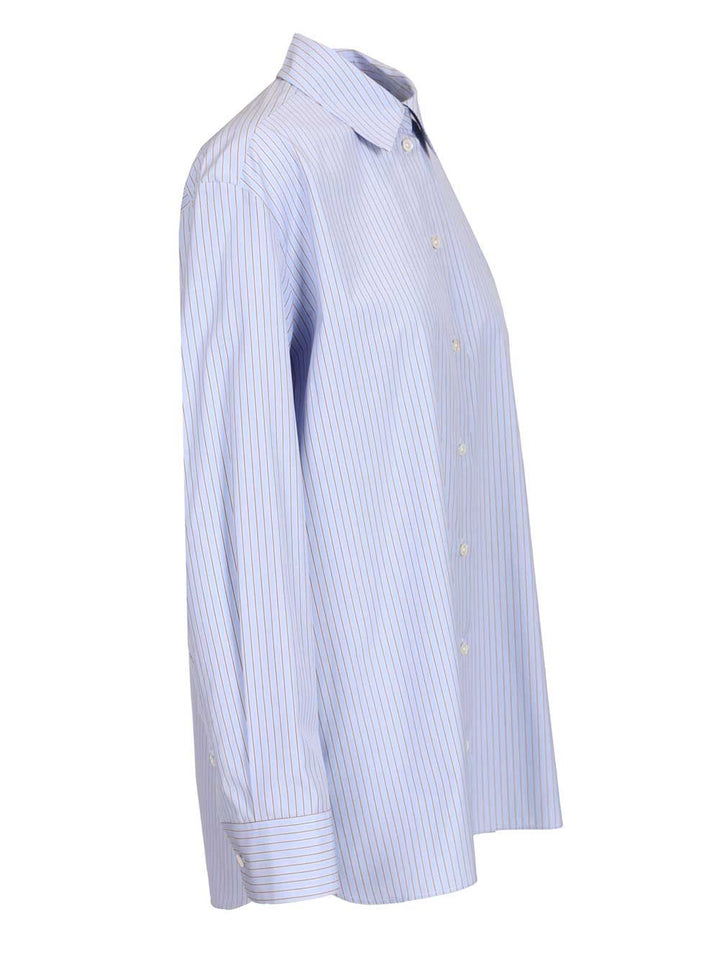 The Row Sisilia Cotton Shirt Shirts - Light blue | 0f25fa4cdd98202b0840ab97f2f8fcc1bb42561f