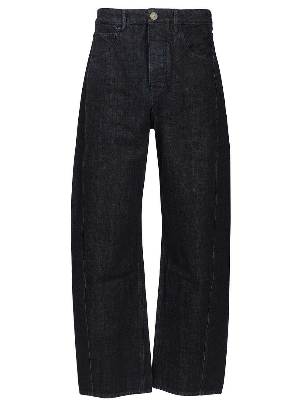 Jacquemus De-Nîmes Mirada Denim Trousers - Blu | 87c80bdea46f60df1342406d225c558bcf0c4001