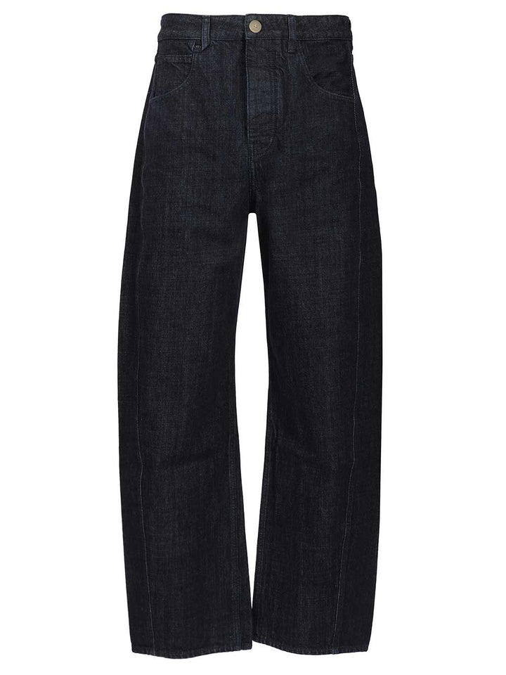 Jacquemus De-Nîmes Mirada Denim Trousers - Blu | 87c80bdea46f60df1342406d225c558bcf0c4001