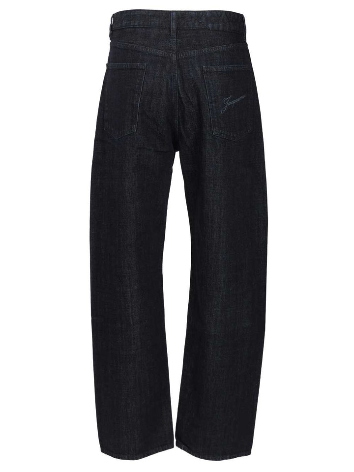 Jacquemus De-Nîmes Mirada Denim Trousers - Blu | 65a3da1bd10659b399b67b837926e0be7135f255