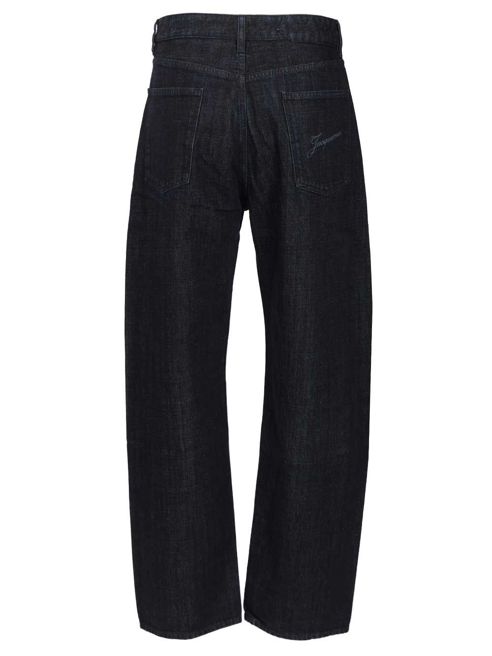Jacquemus De-Nîmes Mirada Denim Trousers - Blu | 65a3da1bd10659b399b67b837926e0be7135f255