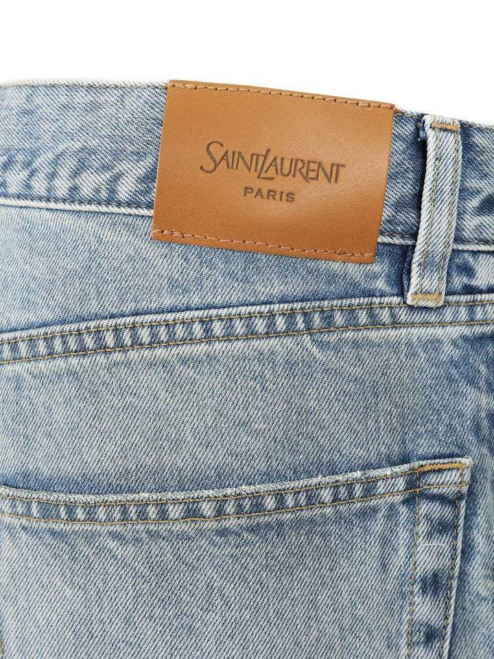 Saint Laurent Mick Long Jeans - Light blue | 797e63daff350ca0a298e224404dcec9ea95cdc7