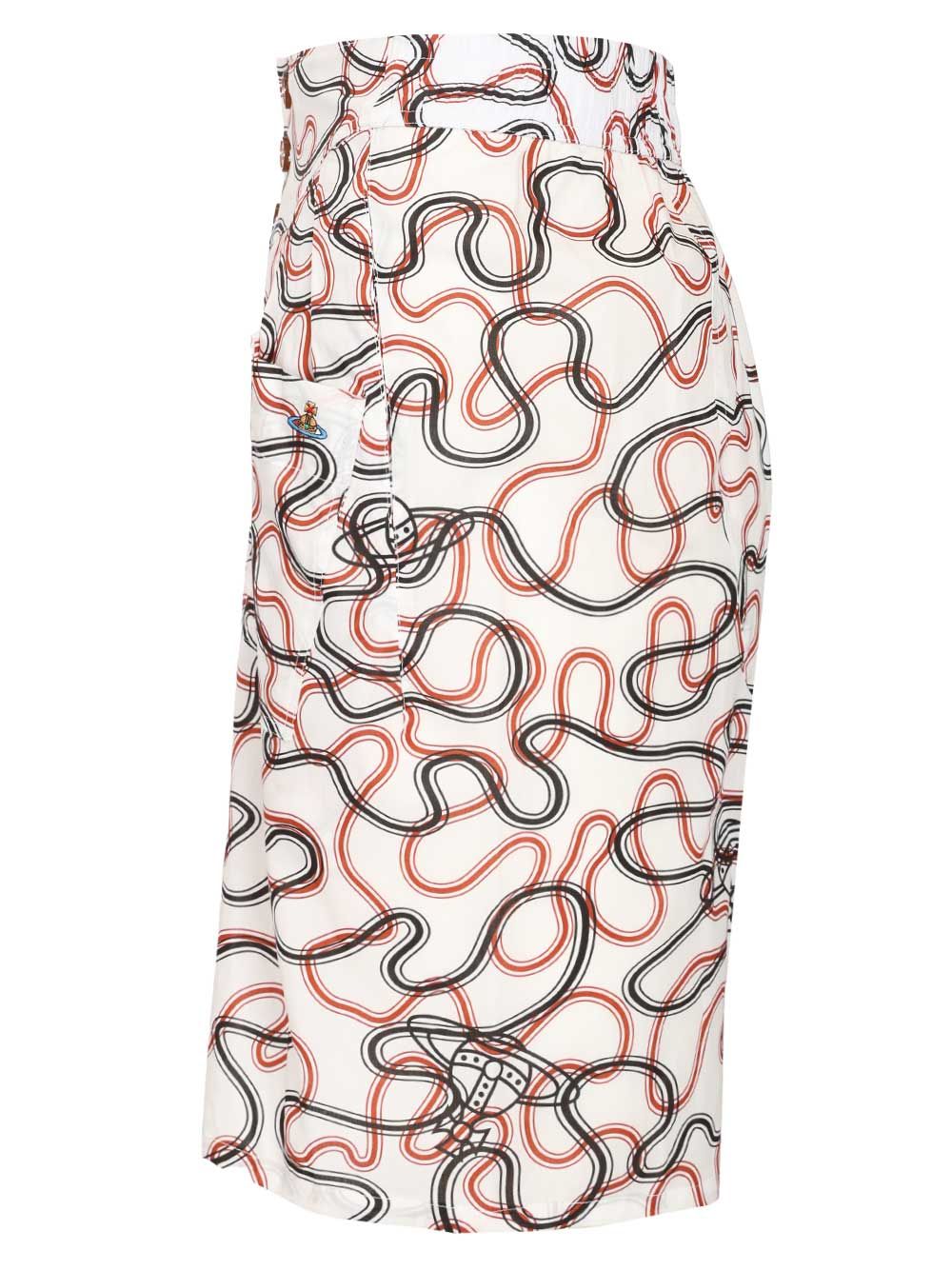 Vivienne Westwood Romario Bermuda Shorts Shirts - Bianco | 227dba6a1a7c08f34da500849270a44d10d06220