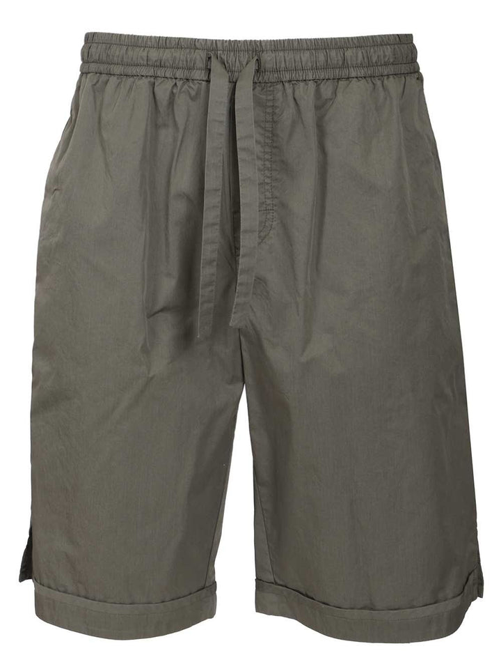 Dolce & Gabbana Cotton Canvas Shorts Trousers - Grey | 171b0f4b1f2d982e443871c3082068337cfa597b