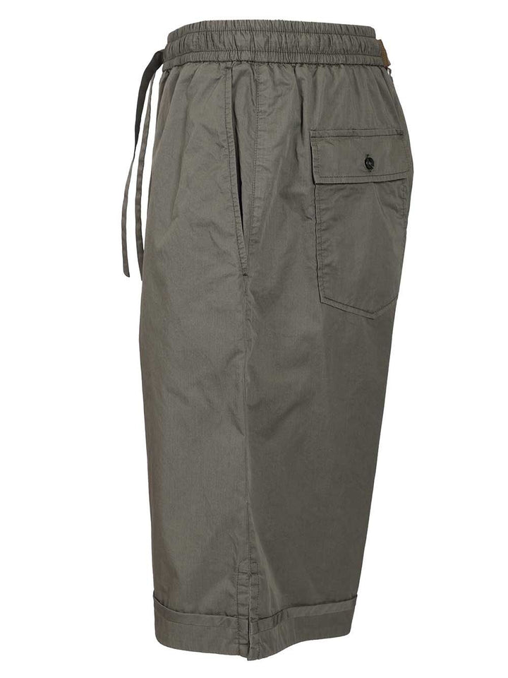 Dolce & Gabbana Cotton Canvas Shorts Trousers - Grey | d475c9d5228bdc27c9e7c69f2e6796fa4b3c9f68