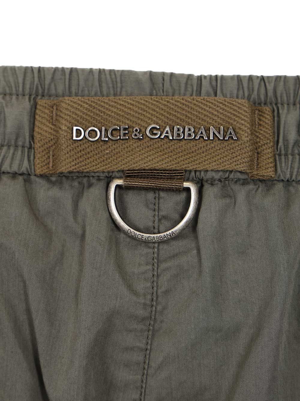 Dolce & Gabbana Cotton Canvas Shorts Trousers - Grey | a05b032d597046ec55e018a782671ba0f48405d5
