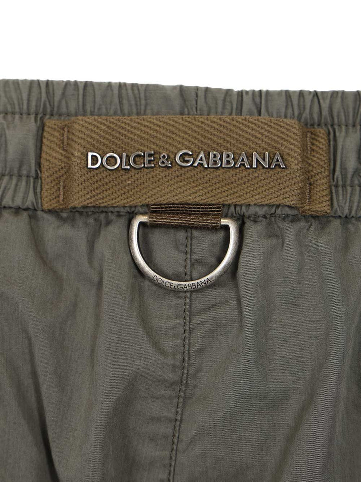 Dolce & Gabbana Cotton Canvas Shorts Trousers - Grey | a05b032d597046ec55e018a782671ba0f48405d5