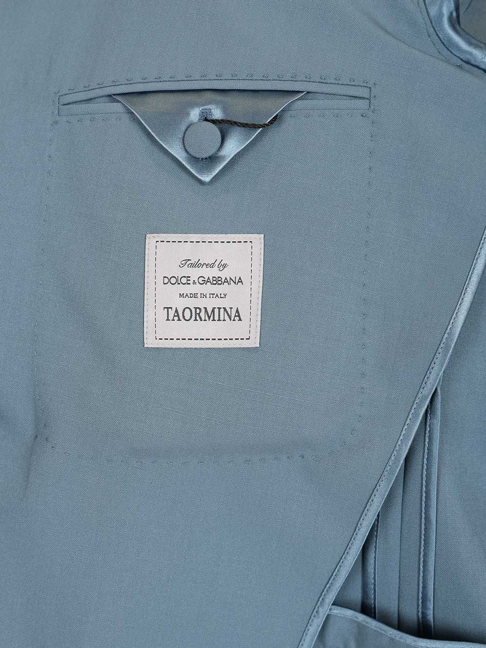 Dolce & Gabbana Double-Breasted Wool Poplin Jacket Giacche - Light blue | fec8903d6aa81aeccf9f43ee8caa073549d36118