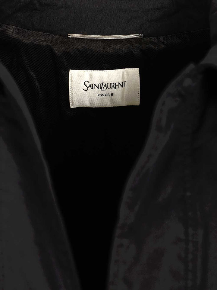 Saint Laurent Cassandre Short Jacket Giacche - Nero | f5d62e8e86b94f64078f7313887c0b0f0f89fae8