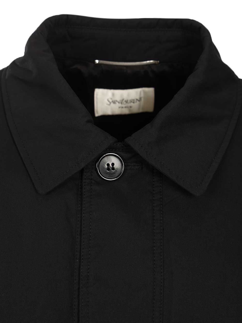 Saint Laurent Cassandre Short Jacket Giacche - Nero | fc72936ecacbe34d86abe5fed618e88736473b73