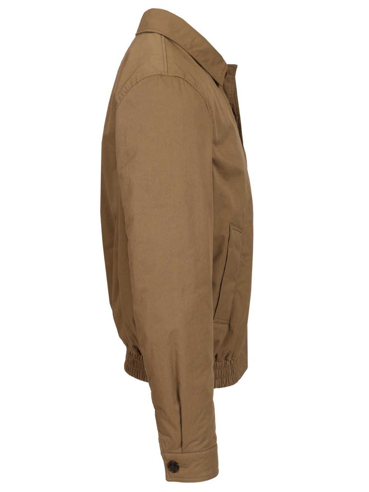 Saint Laurent Cassandre Short Jacket Giacche - Beige | 6ed7649dacd07be2d4f35f7d8401179ff1e45645
