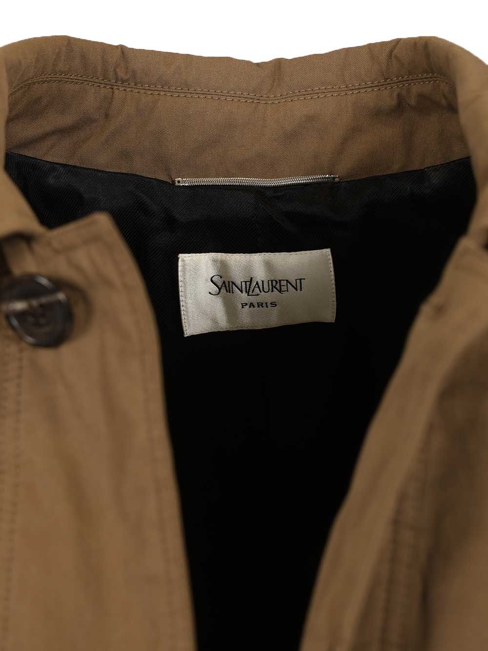 Saint Laurent Cassandre Short Jacket Giacche - Beige | f8f79c27da146ec17635a48b35dfa2da381debbd