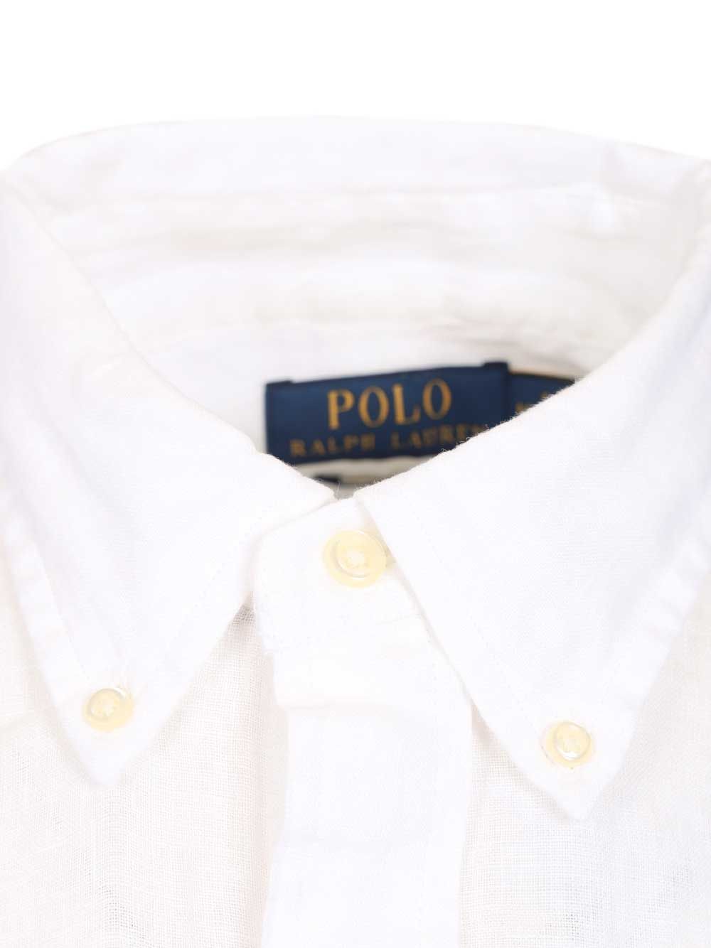 Polo Ralph Lauren Lightweight Linen Shirt Shirts - Bianco | f1de14ac32486d35429e93ab02d4e07cdb830aa6