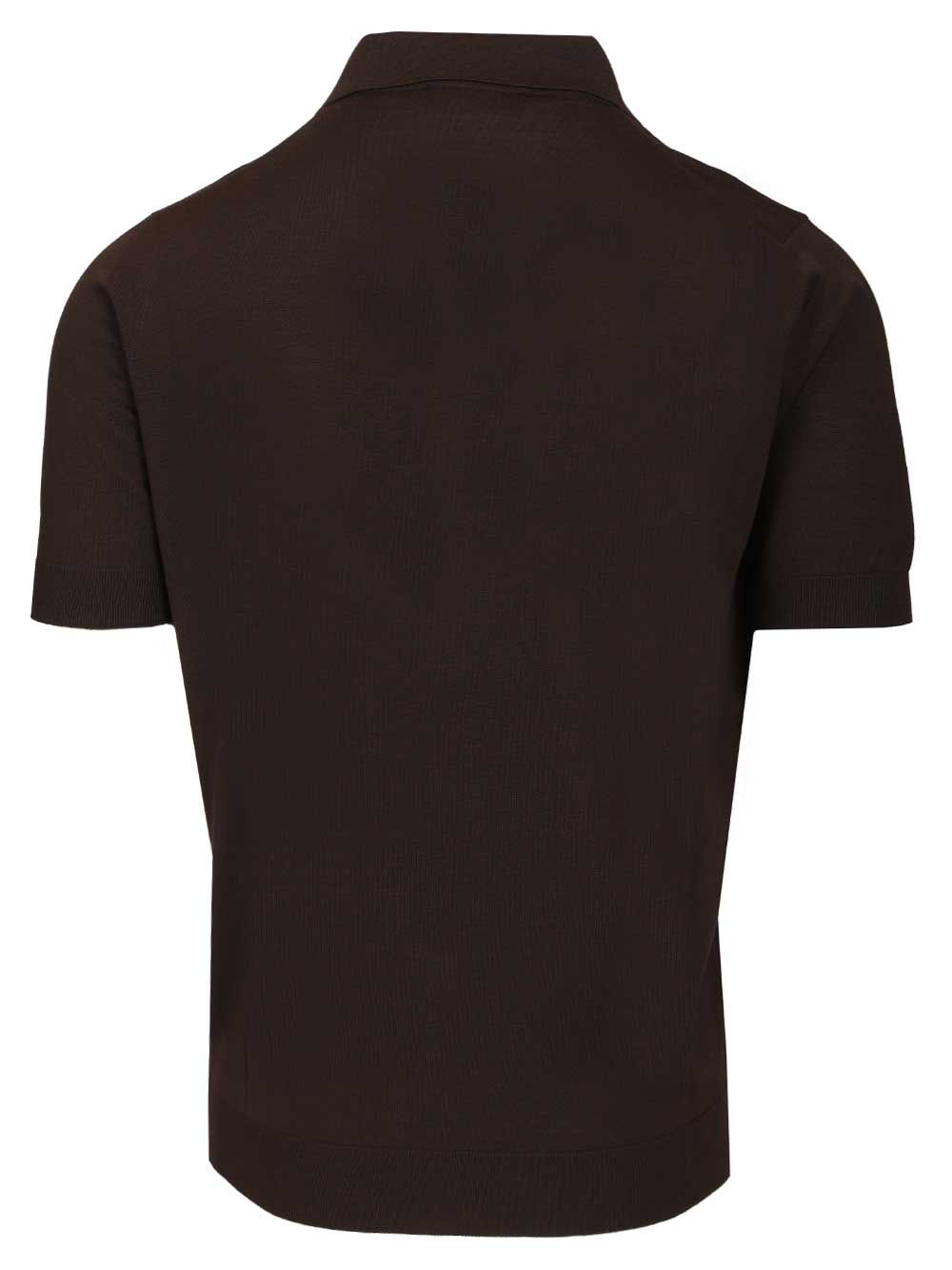 Filippo De Laurentiis Wool Polo shirt - Marrone | 43449367cf34165bc3f3eac3fde94d068b61d666