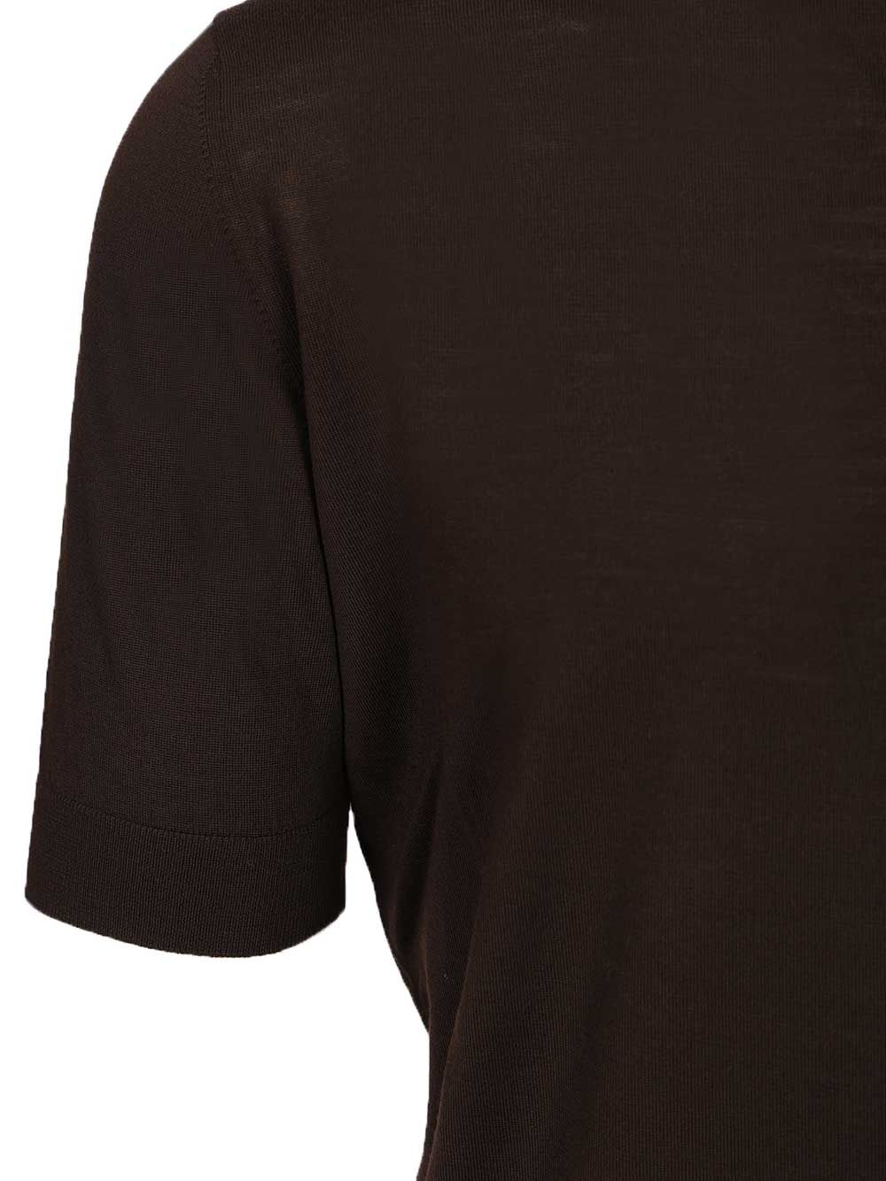 Filippo De Laurentiis Wool Polo shirt - Marrone | 1c3becb831f2389bd2943e731d9ac7995836b724