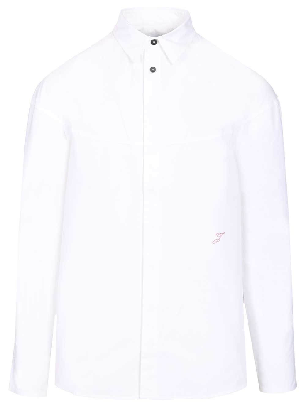 Jacquemus Atelier Long-Sleeved Shirt Shirts - Bianco | 9692b56af603f4212f78f43c13e6f2c88eccedda