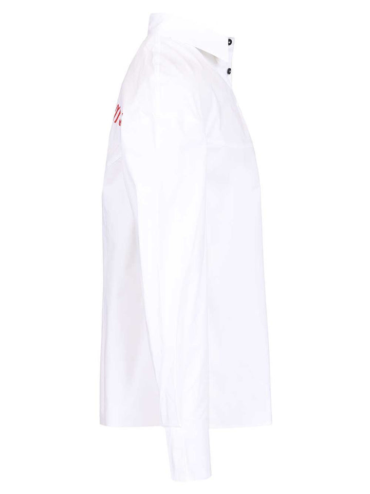 Jacquemus Atelier Long-Sleeved Shirt Shirts - Bianco | dc47b951a225132539ca9fa324408fc31deff6f9
