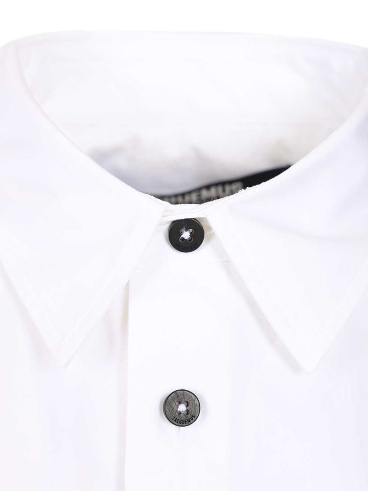 Jacquemus Atelier Long-Sleeved Shirt Shirts - Bianco | 4bb75d430f151d38f1fd7ae85478b60103dbe94d