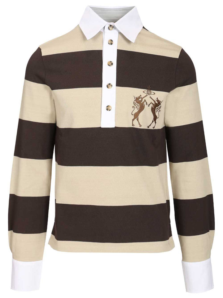 Vivienne Westwood Rugby Polo shirt - Marrone | 78f777bce69d6344a4a2c03543201fb0a24042e4