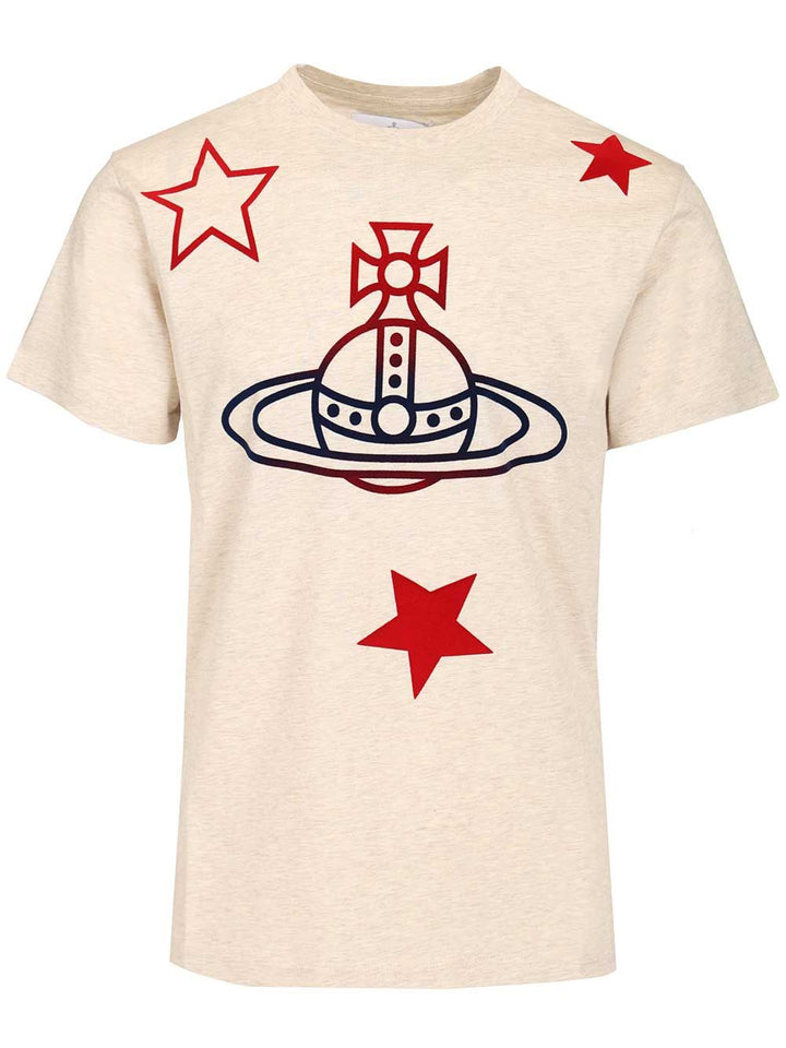 Vivienne Westwood Orb&Stars T-Shirt - Rose | afdcd4c0e9eef39502f62da444d4c239cb02adc5