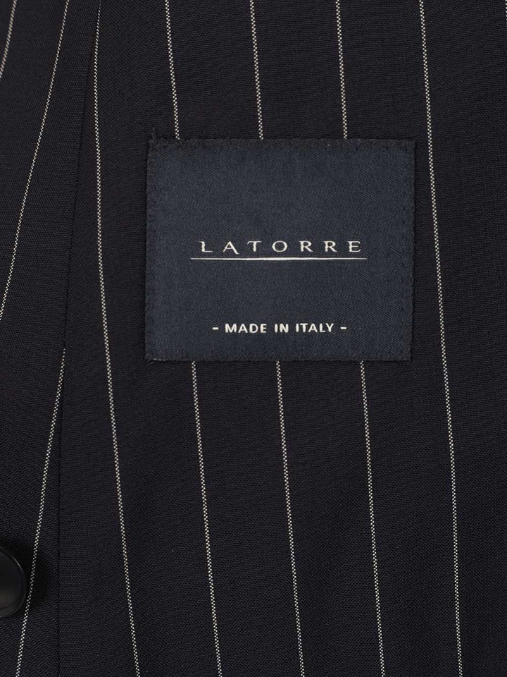 Latorre Giacca Sfoderata Dp 4 Bottoni Tasca Toppa Revere Lancia Giacche - Nero | 80fc9c95bfad5b219616ce984efa6a0cab9b59db